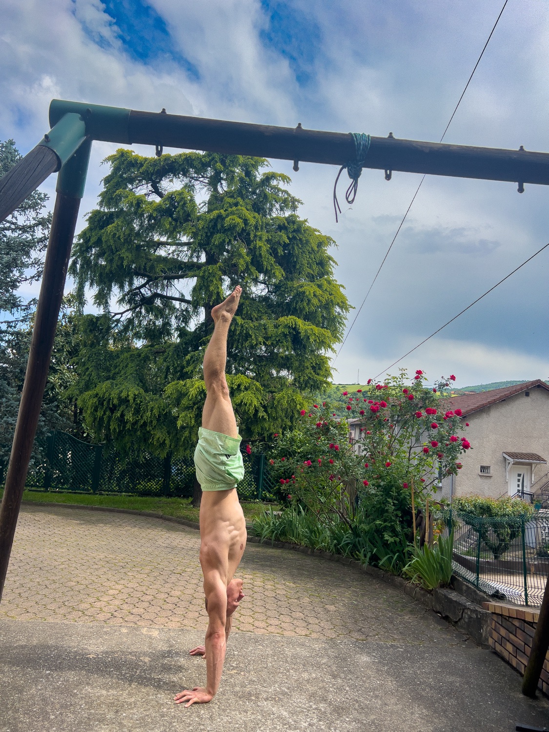 Sébastien en handstand aligné